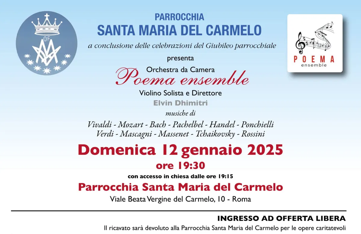 Concerto dell’orchestra Poema Ensemble