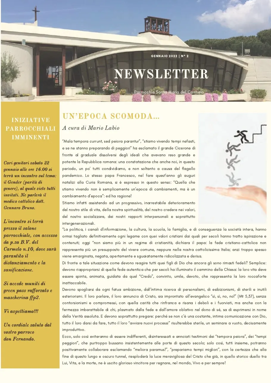 Copertina di Luci sul cammino n. 1/2022