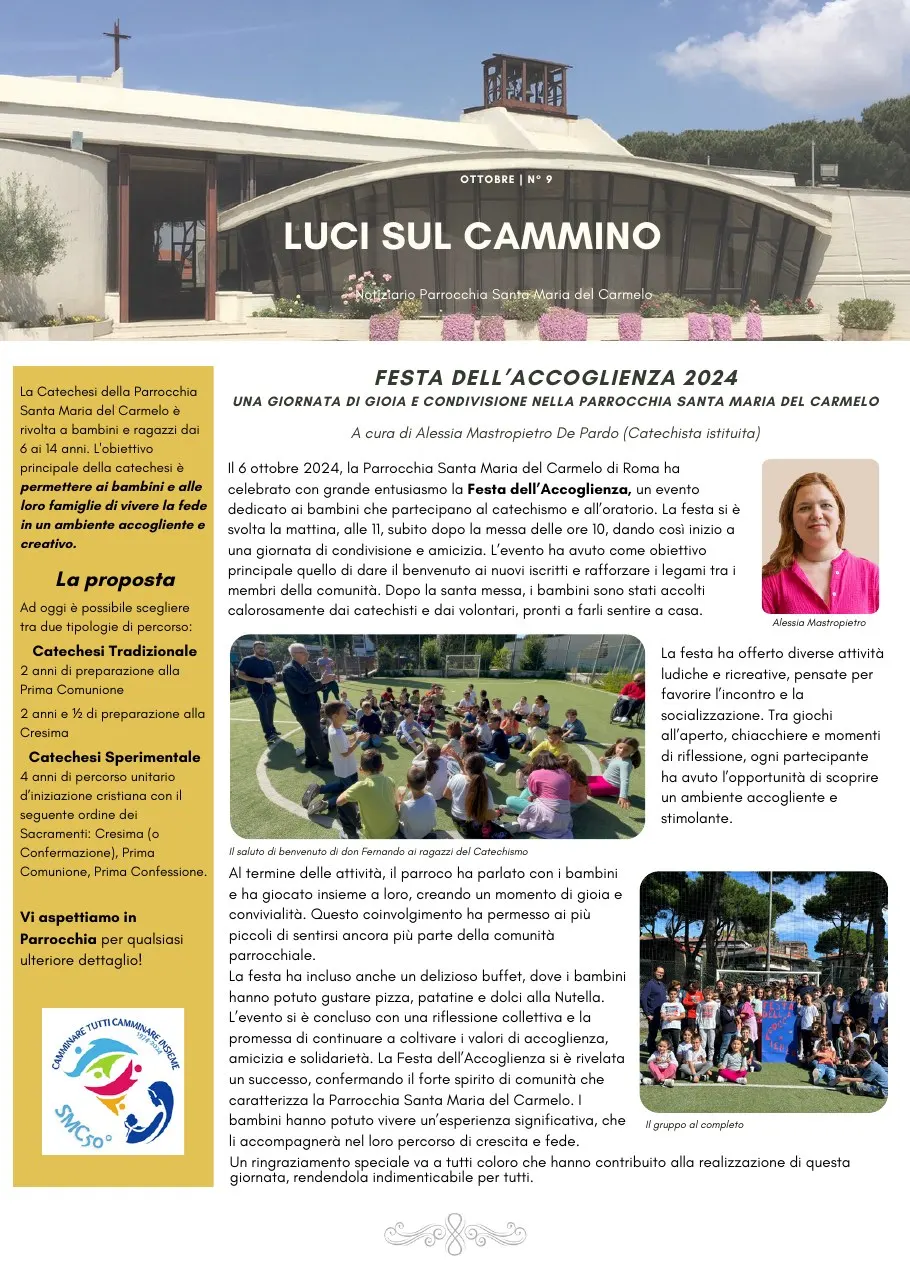 Copertina di Luci sul cammino n. 10/2024