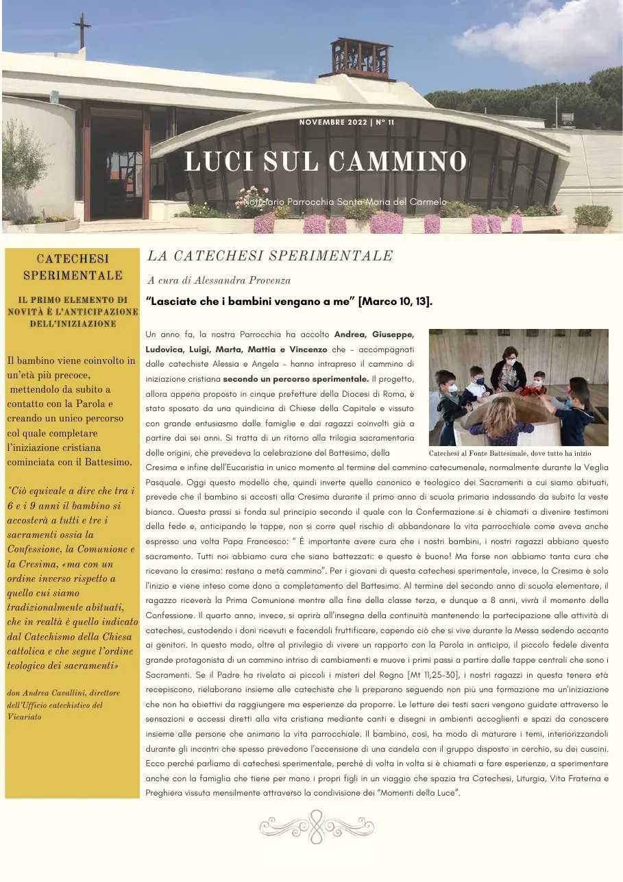 Copertina di Luci sul cammino n. 11/2022