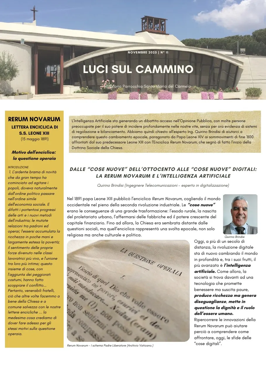 Copertina di Luci sul cammino n. 11/2025