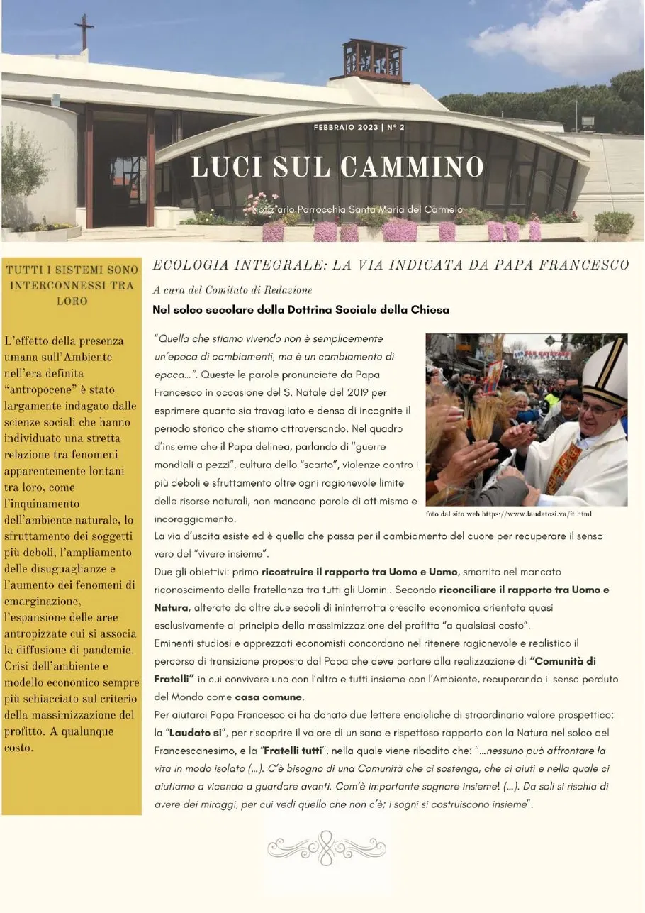 Copertina di Luci sul cammino n. 2/2023