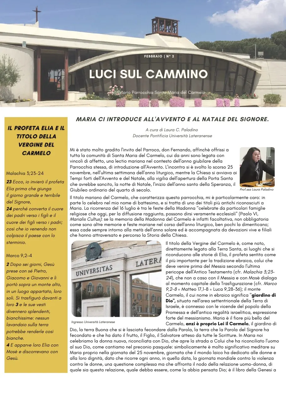 Copertina di Luci sul cammino n. 2/2025