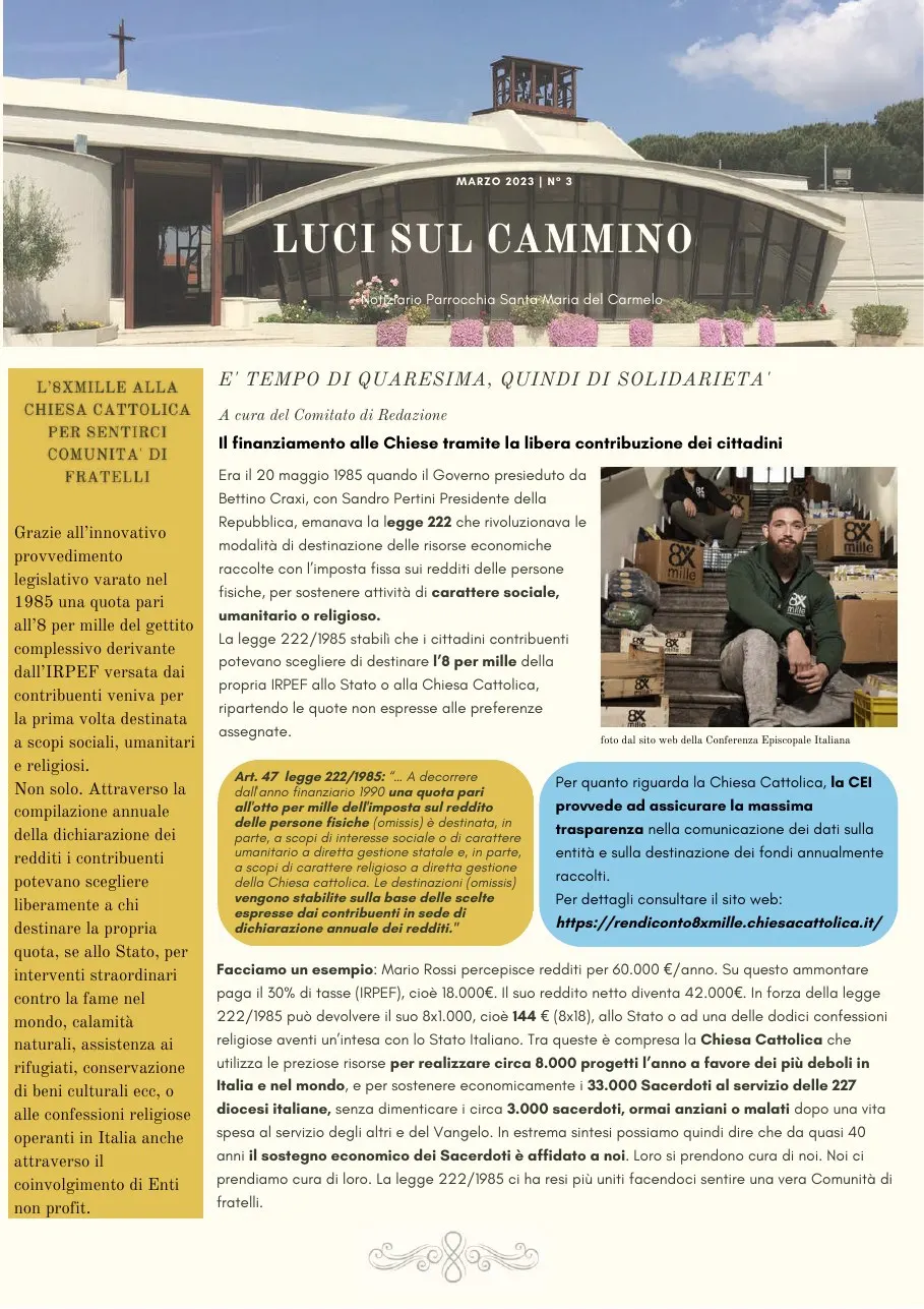 Copertina di Luci sul cammino n. 3/2023