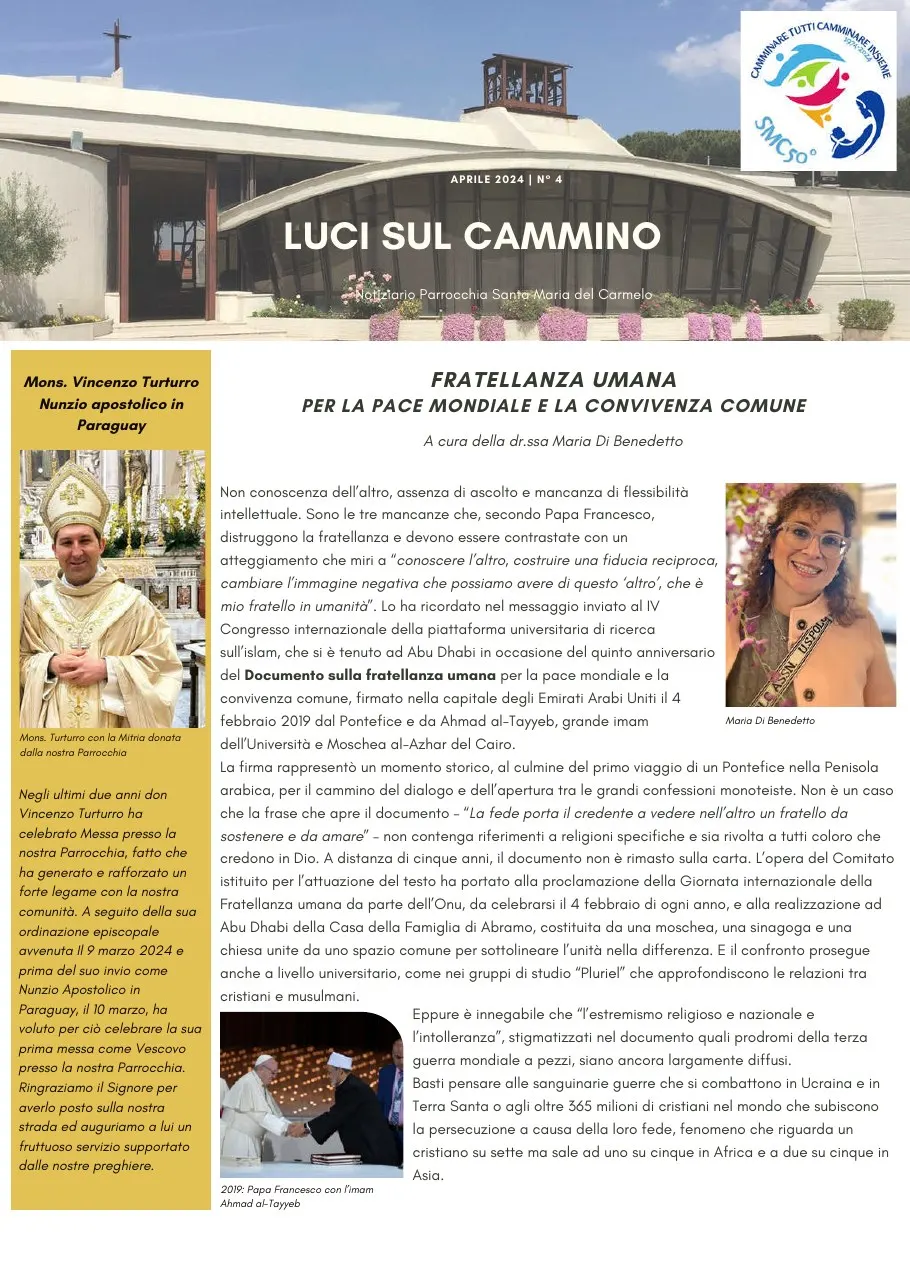 Copertina di Luci sul cammino n. 3/2024