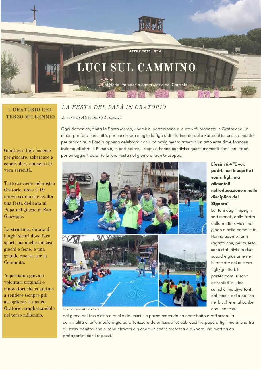 Copertina di Luci sul cammino n. 4/2023