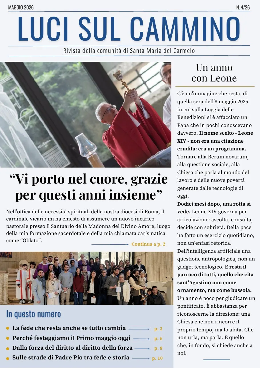 Copertina di Luci sul cammino n. 4/2026