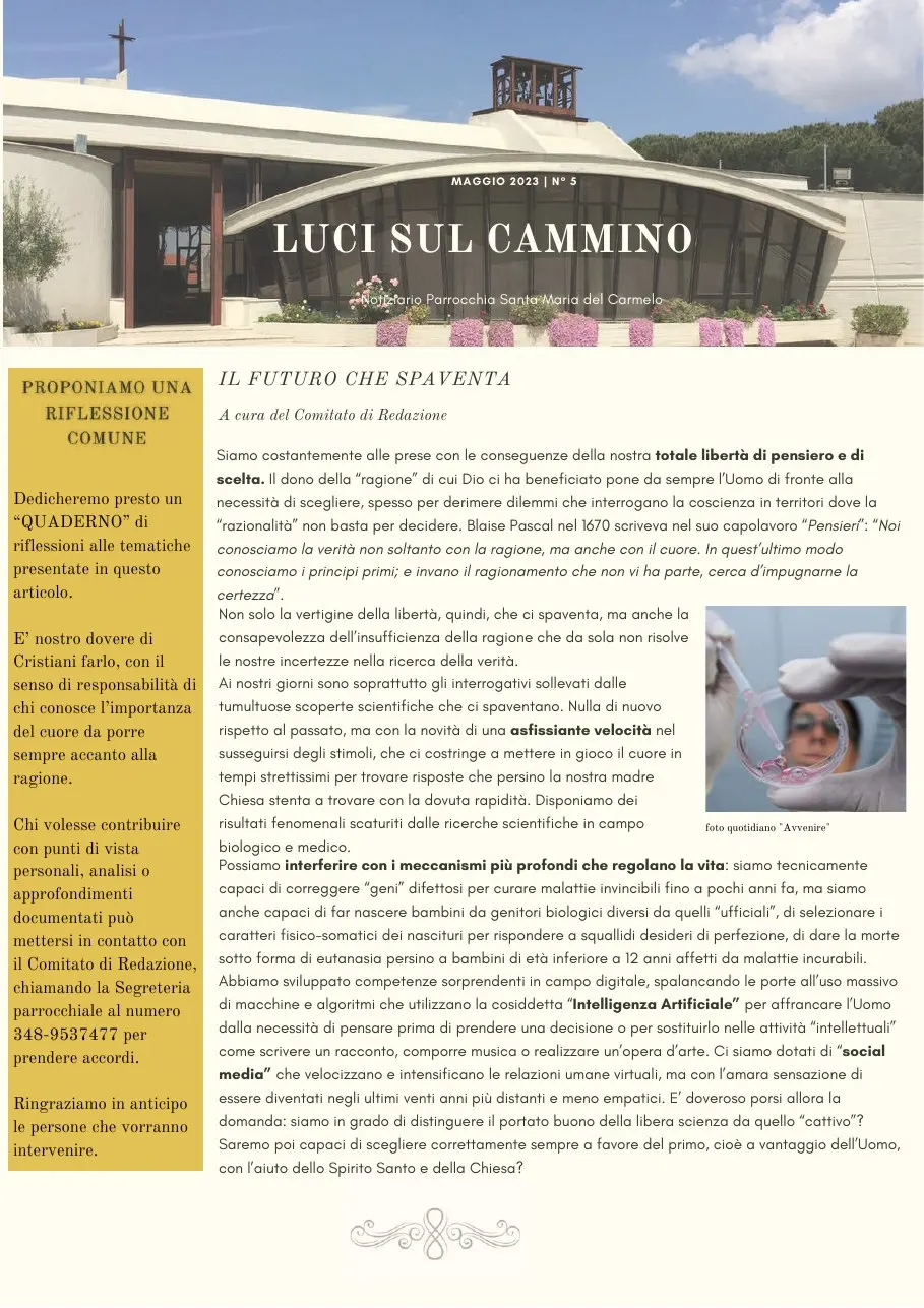 Copertina di Luci sul cammino n. 5/2023