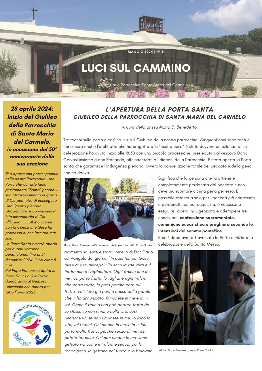 Copertina di Luci sul cammino n. 5/2024