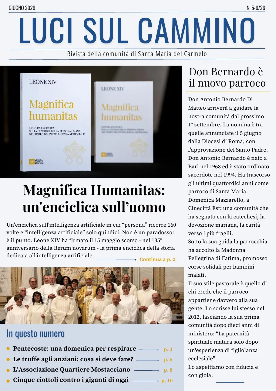 Copertina di Luci sul cammino n. 5 e 6/2026