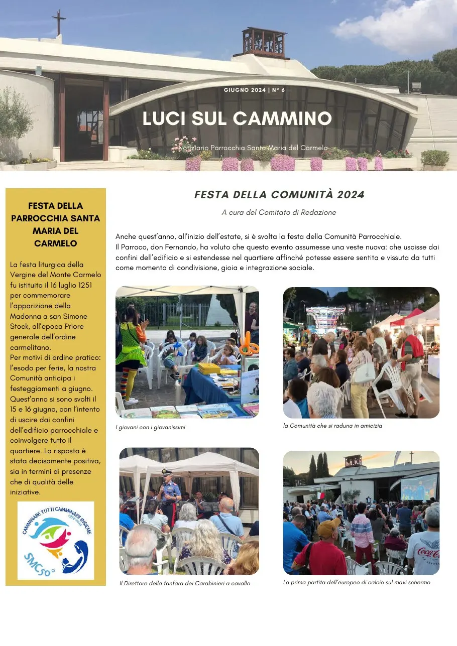 Copertina di Luci sul cammino n. 6/2024