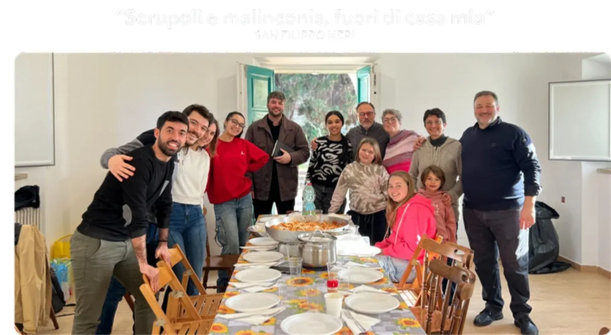 La Comunità San Filippo Neri – E poi? riunita a tavola