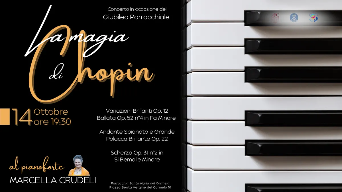 La magia di Chopin: concerto di Marcella Crudeli