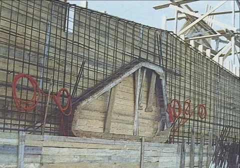 Lavori di costruzione della chiesa