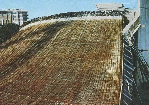 Lavori di costruzione della chiesa