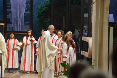 Messa di addio del parroco e dei Carmelitani – foto 2