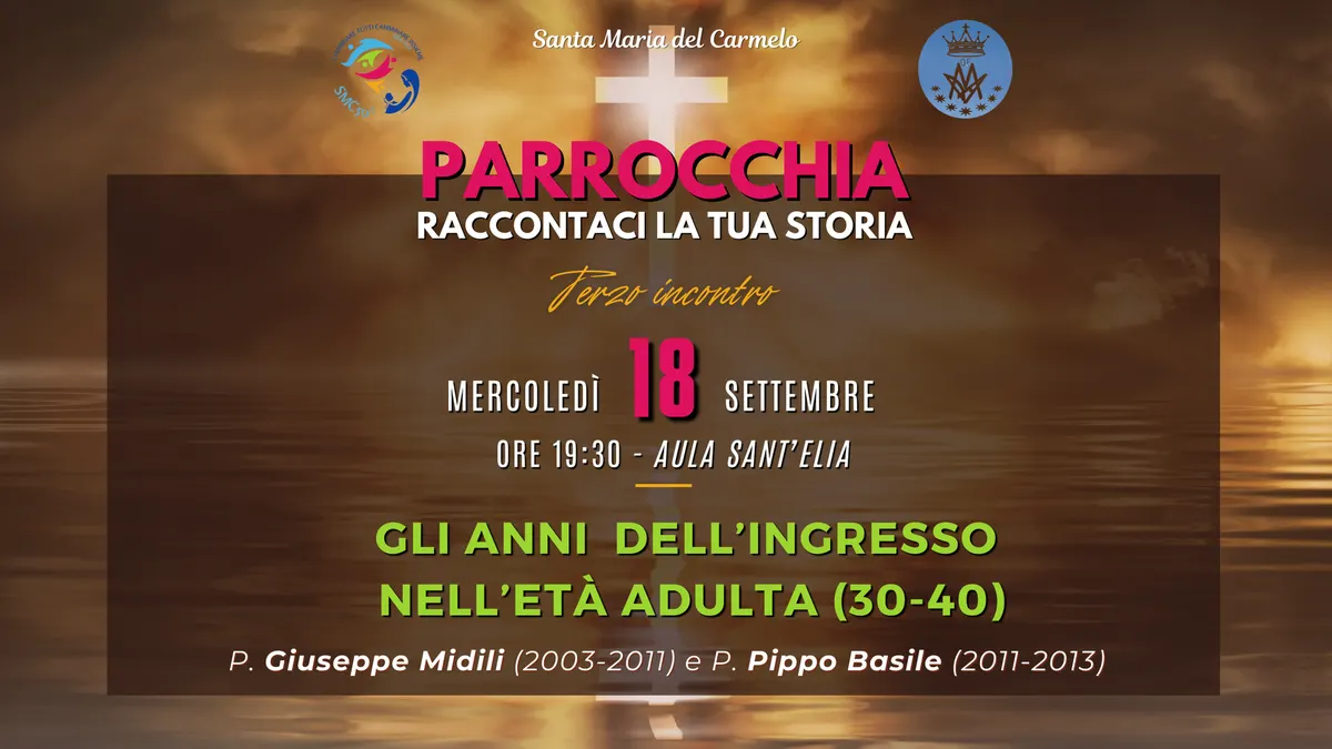 Parrocchia, raccontaci la tua storia: terzo incontro