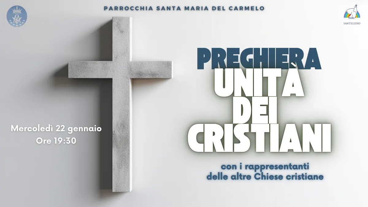 Preghiere per l'unità dei cristiani