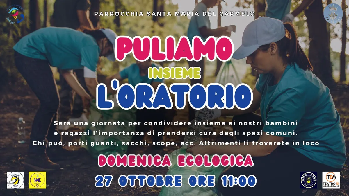 Puliamo insieme l'oratorio