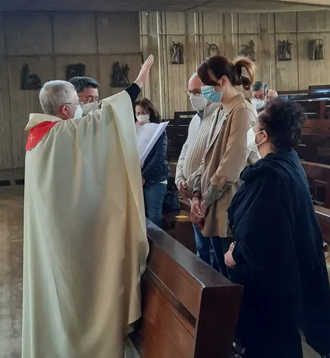 Sabato Santo – Unzione della catecumena Giulia – foto 8